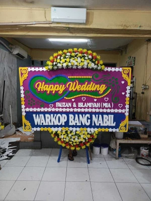 Papan Bunga di Rengas Ciputat Timur