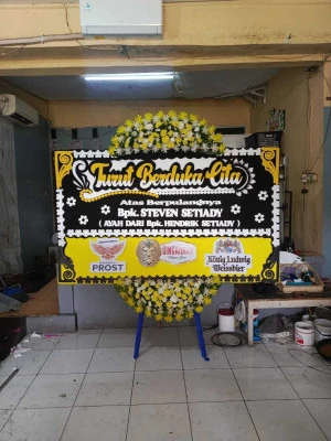 Papan Bunga di Rengas Ciputat Timur