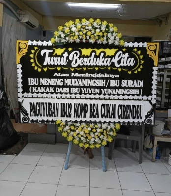 Papan Bunga di Rengas Ciputat Timur